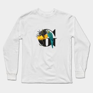 Botanical Alphabet G Long Sleeve T-Shirt